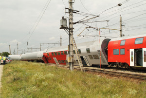 תאונת דרכים ברכבת